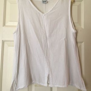 Oh My Gauze White Top